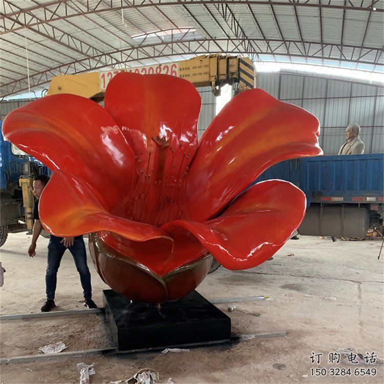 木棉花雕塑展品，景觀概念，景觀木棉花雕塑優(yōu)選