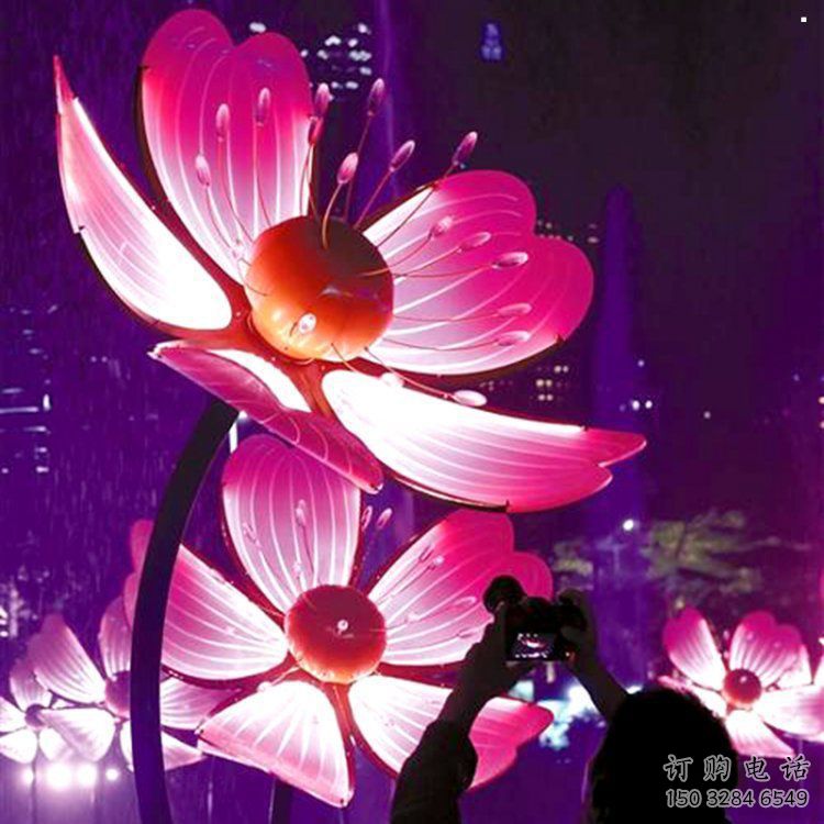 桃花雕塑供求，景區(qū)案例，仿真桃花雕塑廠家