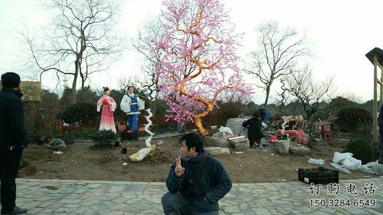 梧桐花雕塑制造廠家，歐式風(fēng)格，梧桐花雕塑供給