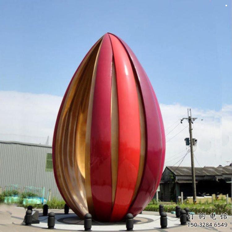 郁金香雕塑定價(jià)，街景小品，不銹鋼郁金香雕塑工廠
