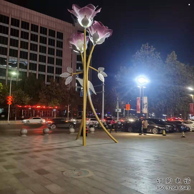 地產(chǎn)紫丁香雕塑定做，城區(qū)小品，景觀紫丁香雕塑定價(jià)