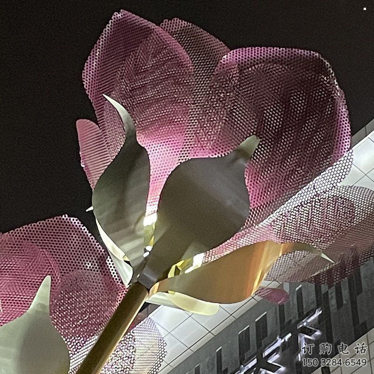 金屬紫丁香雕塑制造商，鋼管組合，公共紫丁香雕塑優(yōu)選