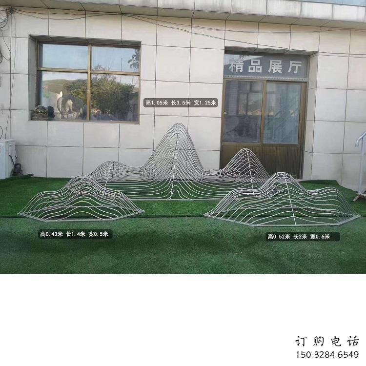 不銹鋼假山雕塑，廣場雕塑，鏤空假山雕塑廠家