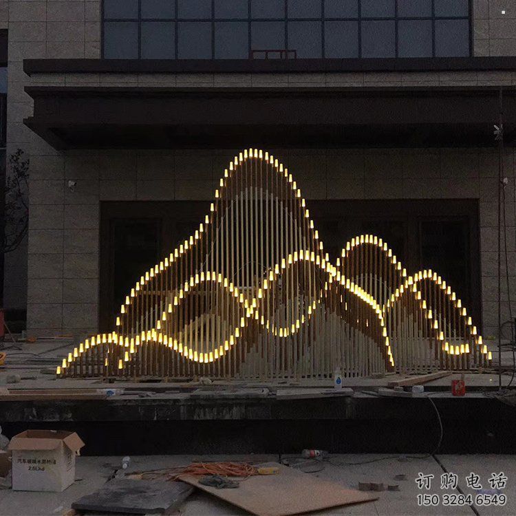 房地產(chǎn)假山雕塑，仿古景觀雕塑，噴砂制造