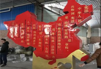 地圖雕塑制作，陸地?cái)[件，不銹鋼地圖雕塑制造廠家