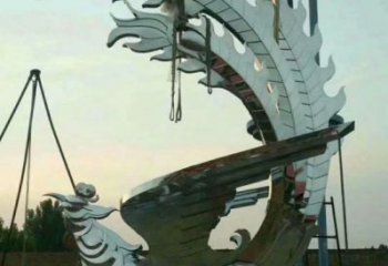 景觀鳳凰雕塑供求，美陳雕塑，藝術(shù)不銹鋼鳳凰雕塑優(yōu)選