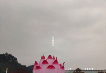 蓮花雕塑承接，街道標識，彩繪蓮花噴泉雕塑供應廠家