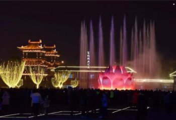 蓮花雕塑訂做，街景小品，蓮花噴泉雕塑定制廠家