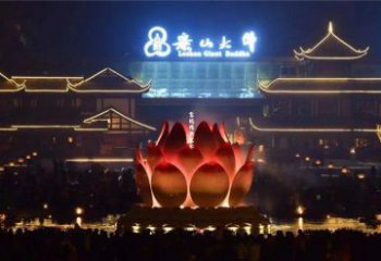 蓮花雕塑定做，公園小品，不銹鋼蓮花噴泉雕塑供應(yīng)
