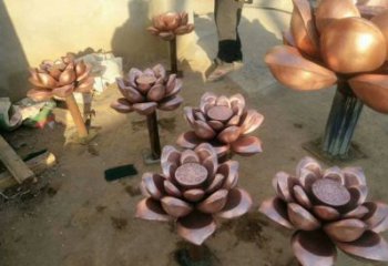 水蓮花銅雕塑訂做，歐式風(fēng)格，水蓮花銅雕塑廠家選定