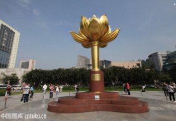 蓮花雕塑精選，街景小品，景觀銅蓮花雕塑指用廠家