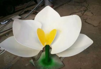 蘭花雕塑承接，景區(qū)案例，公園蘭花花朵雕塑定制廠家