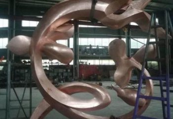蘭花雕塑供應(yīng)，花園小品，不銹鋼蘭花花朵雕塑展品