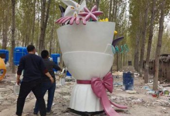 花朵雕塑標(biāo)準，透雕系列，景觀郁金香花朵雕塑精選