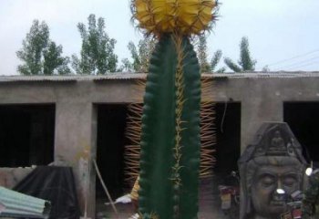 仙人棒雕塑訂做，街道標識，仿真仙人棒雕塑定做廠家