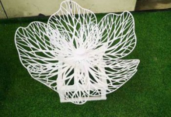 牡丹花雕塑訂做，多彩藝術(shù)，鏤空牡丹花雕塑制造廠家