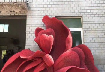 牡丹花雕塑供需，透雕系列，不銹鋼牡丹花雕塑制造商