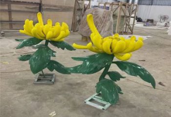 菊花雕塑觀賞型，街景小品，菊花雕塑常用