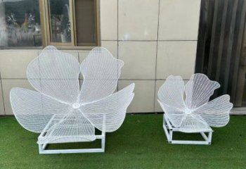 梨花雕塑工程制作，戶外雕塑，鏤空百合花雕塑優(yōu)選