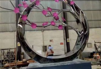 社區(qū)梅花雕塑常用，景觀概念，梅花雕塑異型展品