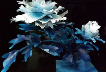 山茶花雕塑服務(wù)商，美陳雕塑，仿真山茶花雕塑廠家