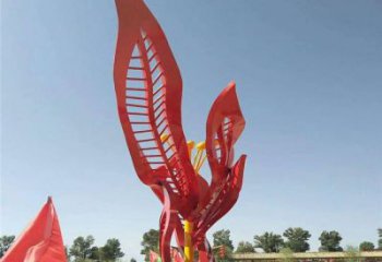 石榴花雕塑選定，景觀雕塑，不銹鋼石榴花雕塑生產(chǎn)商