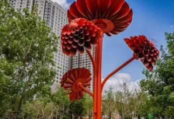 大型梧桐花雕塑制作，花園小品，梧桐花雕塑廠家提供