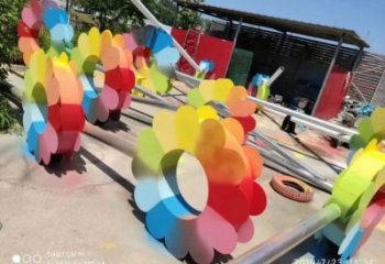 杏花雕塑精選，景區(qū)雕塑，不銹鋼杏花雕塑提供