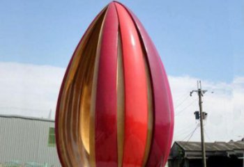 郁金香雕塑定價(jià)，街景小品，不銹鋼郁金香雕塑工廠(chǎng)