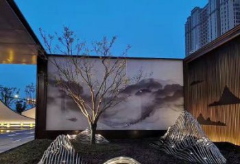 藝術(shù)假山雕塑，園林裝飾，鋼結(jié)構(gòu)假山雕塑制造廠家