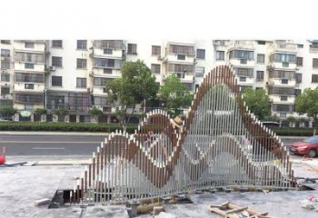 假山大型雕塑，廣場雕塑，鋼鑄假山雕塑生產廠家