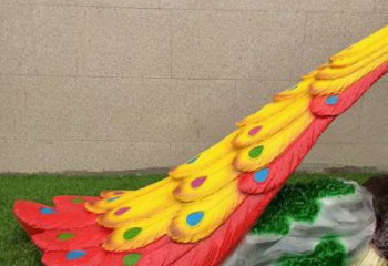 園林孔雀雕塑承接，公園雕塑，仿真孔雀雕塑定制