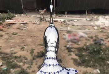 孔雀雕塑供求，美陳雕塑，標(biāo)志不銹鋼孔雀雕塑制造