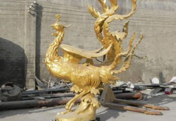 孔雀雕塑訂做，景區(qū)案例，藝術(shù)銅孔雀雕塑定制廠家