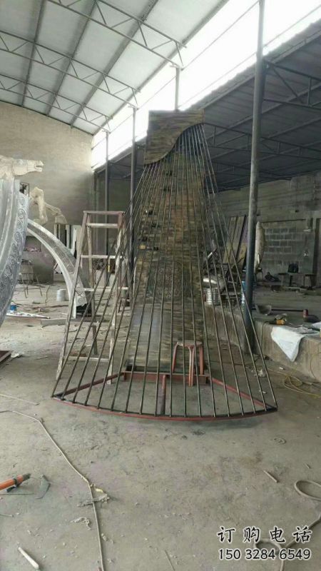 馬頭琴雕塑定做，廣場(chǎng)雕塑，不銹鋼馬頭琴雕塑提供