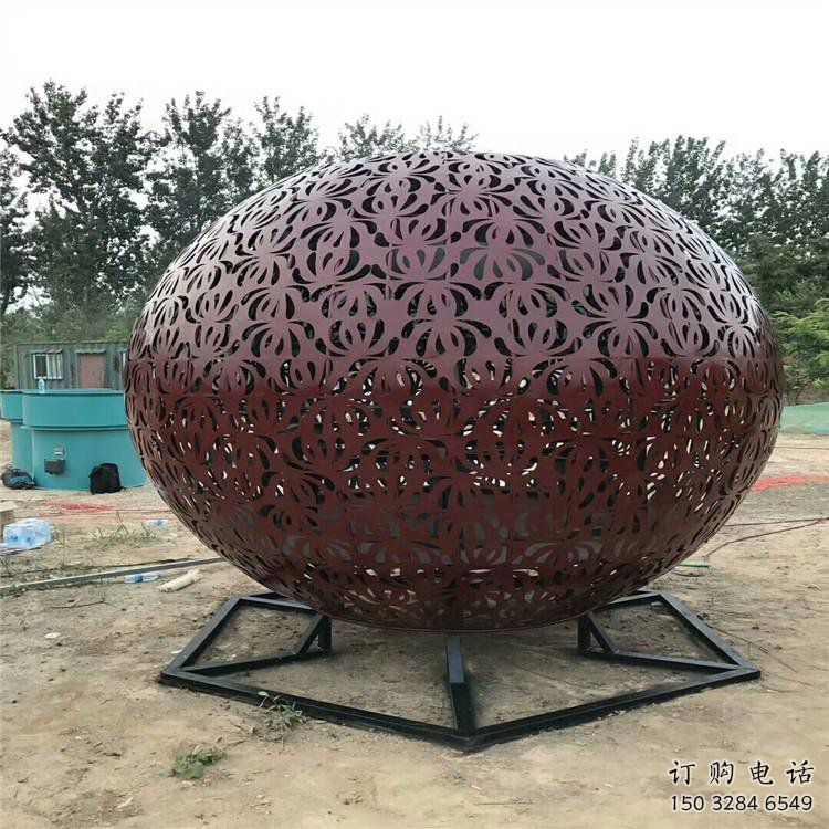 鏤空球雕塑標(biāo)準(zhǔn)，透雕系列，烤漆鏤空球雕塑精選