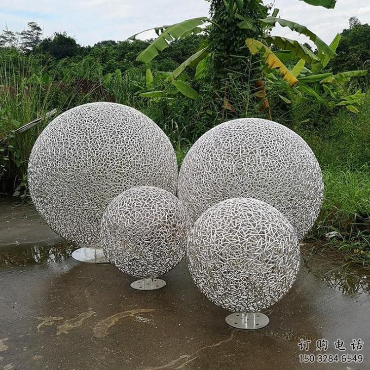 空心球雕塑精選，歐式風(fēng)格，鏤空空心球雕塑選定廠家