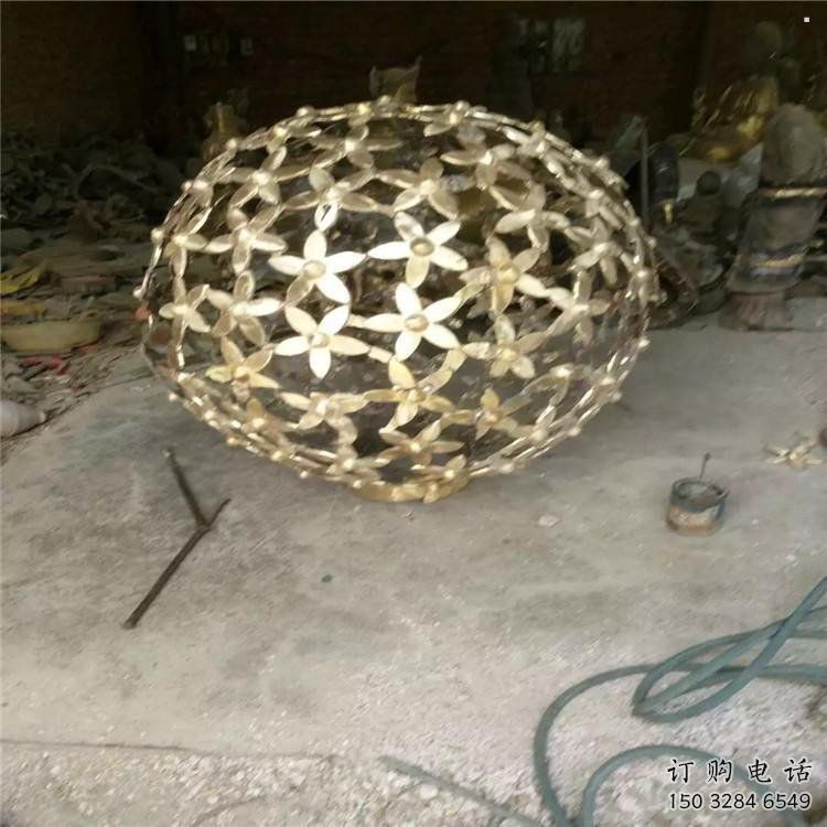 燈光球雕塑供需，室外軟裝，不銹鋼燈光球雕塑制作