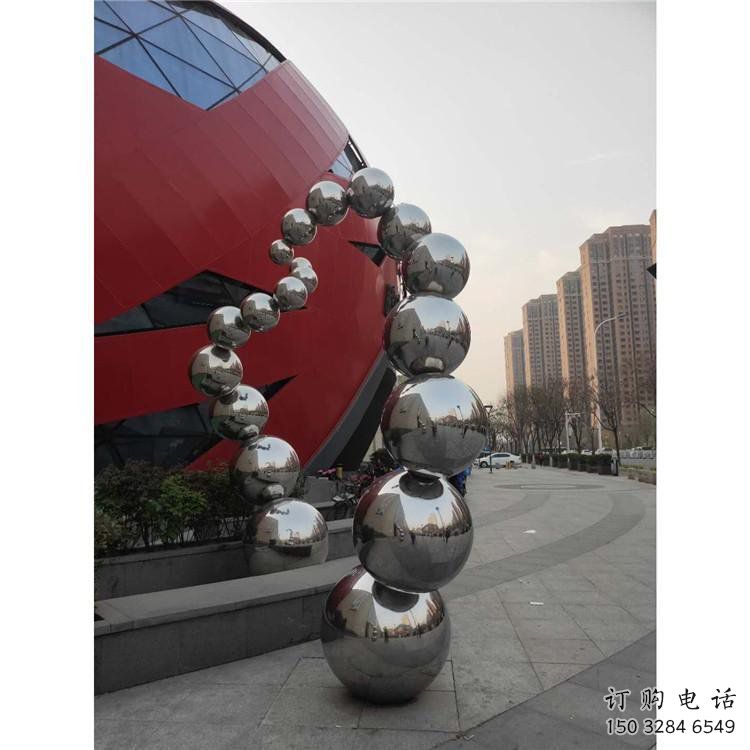 分子球雕塑訂做，彩鋼制作，不銹鋼分子球雕塑訂做廠家