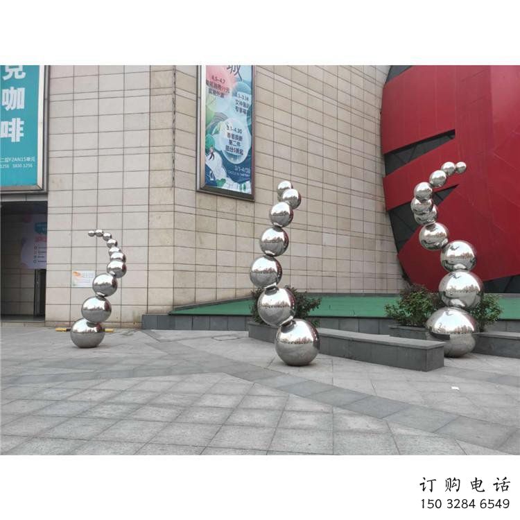 分子球雕塑訂做，公園雕塑，不銹鋼分子球雕塑提供