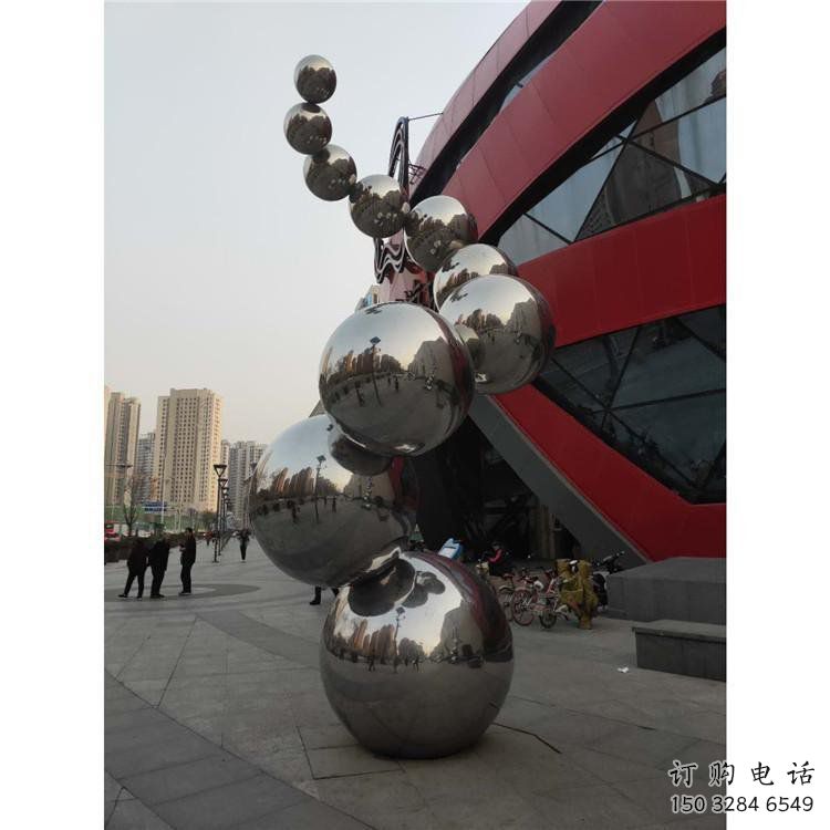 分子球雕塑訂做，景觀雕塑，不銹鋼分子球雕塑提供
