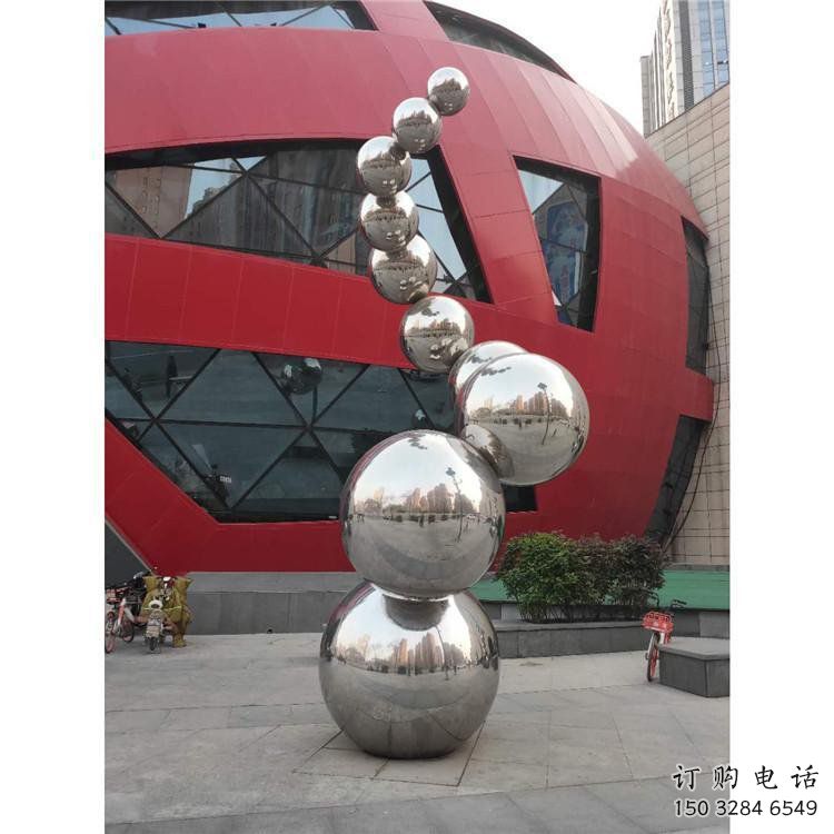 分子球雕塑生產(chǎn)商，地標(biāo)擺件，不銹鋼分子球雕塑生產(chǎn)