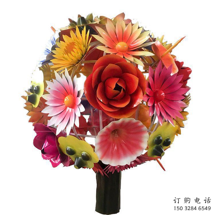 花球雕塑選用，透雕系列，不銹鋼花球雕塑優(yōu)價(jià)