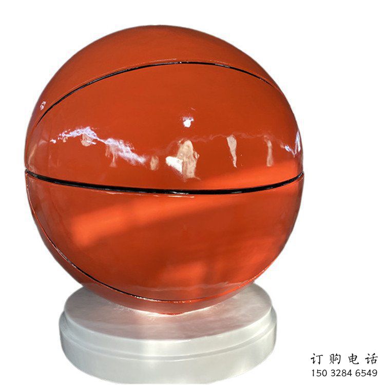 籃球景觀雕塑供應，市標雕塑，玻璃鋼籃球雕塑生產(chǎn)商