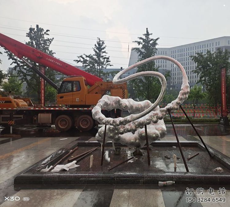 原子球雕塑工廠，廣場雕塑，不銹鋼原子球雕塑點(diǎn)擊