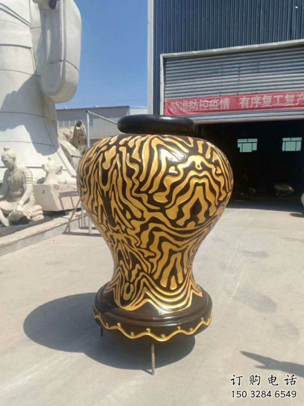 花瓶雕塑展品，景觀概念，景觀玻璃鋼花瓶雕塑優(yōu)選
