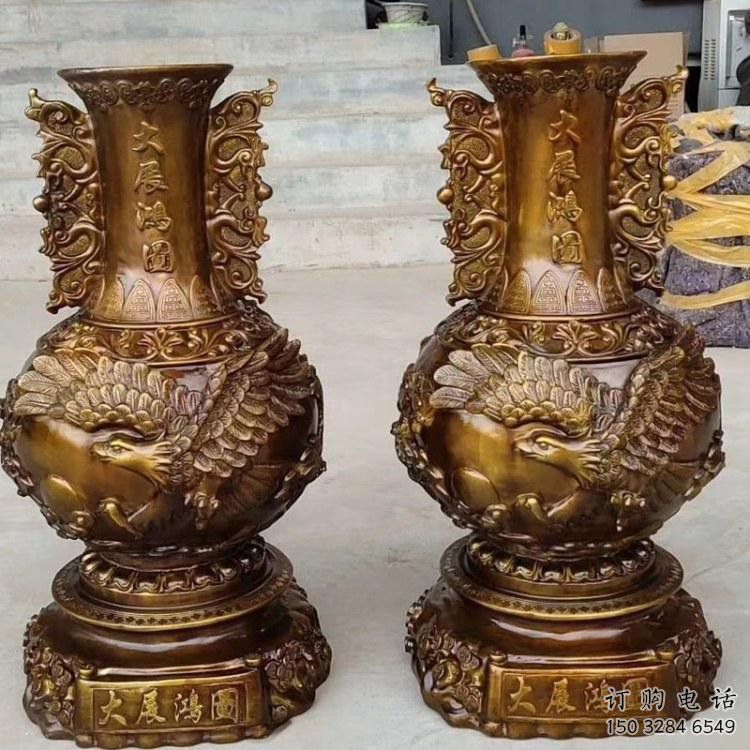 花瓶雕塑供應(yīng)，地標(biāo)擺件，銅花瓶雕塑制造廠家