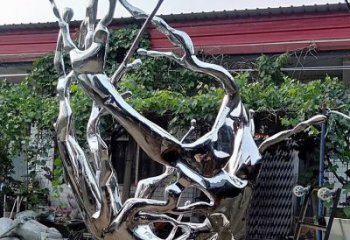 波浪雕塑提供，美陳雕塑，不銹鋼波浪雕塑承接