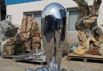 海浪雕塑制造商，城區(qū)小品，不銹鋼海浪紋雕塑定制