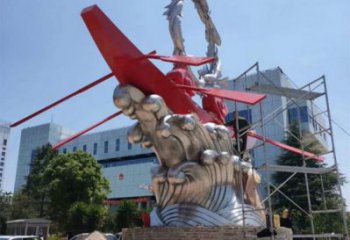 海浪紋雕塑制作，城市裝飾，不銹鋼海浪紋雕塑標(biāo)準(zhǔn)